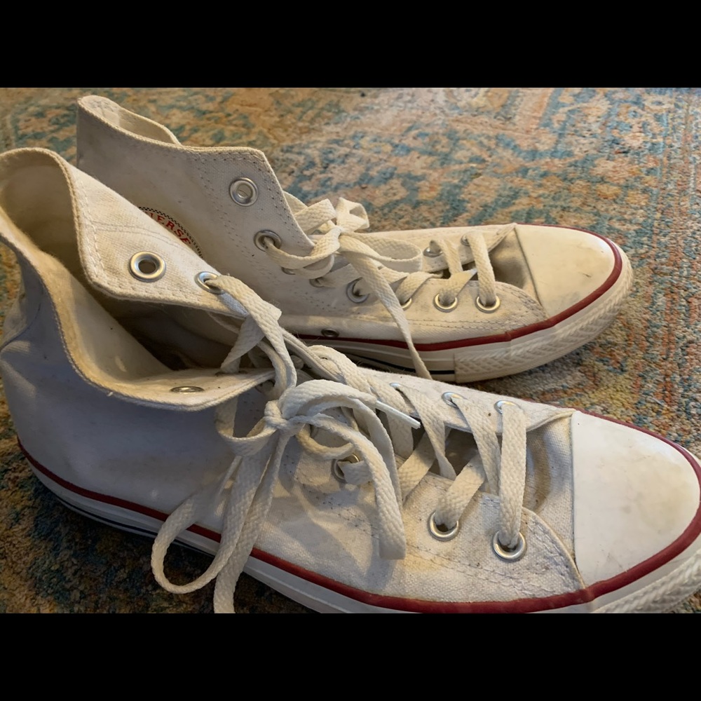 White high top converse